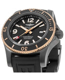 Breitling Superocean Automatic 46mm Black Dial Black Rubber Strap Watch for Men - U17368221B1S1 Buy Now By Breitling