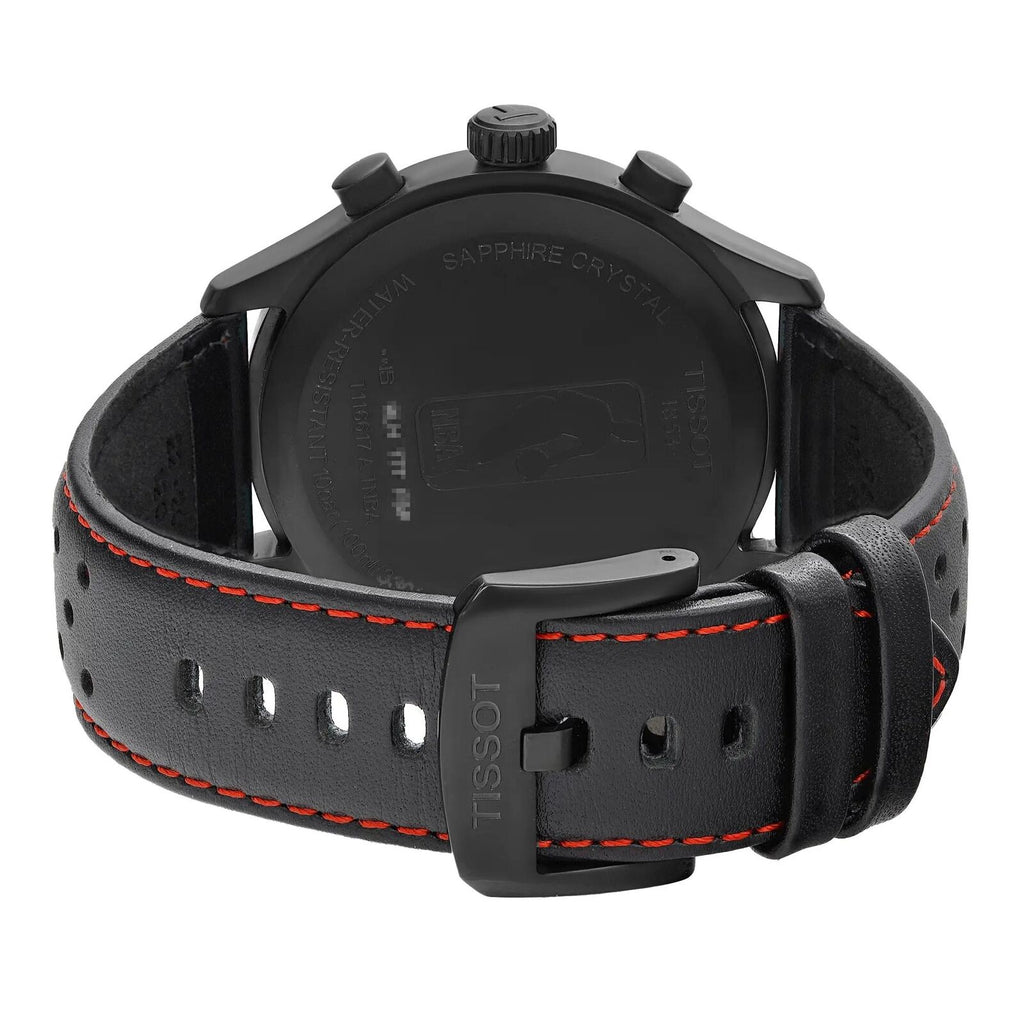Tissot T Sport Chrono XL NBA Teams Special Chicago Bulls Edition Black Dial Black Leather Strap Watch for Men - T116.617.36.051.00 Buy Now By Tissot