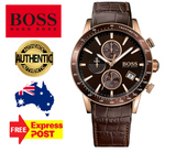 Hugo Boss Rafale Chronograph Brown Dial Brown Leather Strap Watch For Men - 1513392 Buy Now By Hugo Boss