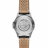 Fossil Crewmaster Sports Automatic Black Dial Black Leather Strap Watch for Men - ME3148 Buy Now By Fossil