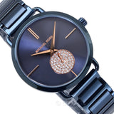 Michael Kors Portia Blue Dial Blue Stainless Steel Strap Watch for Women - MK3680 Buy Now By Michael Kors