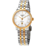 Tissot T Classic Carson Premium White Dial Two Tone Steel Strap Watch for Women - T122.207.22.031.00 Buy Now By Tissot