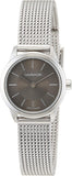 Calvin Klein Minimal Grey Dial Silver Mesh Bracelet Watch for Women - K3M23124 Buy Now By Calvin Klein