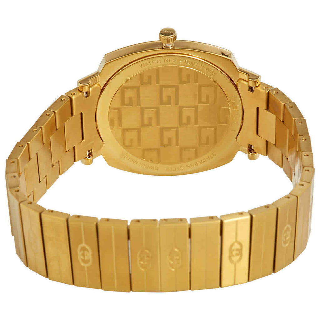 Gucci Grip Yellow Gold Dial Yellow Gold Steel Strap Unisex Watch - YA157403 Buy Now By Gucci