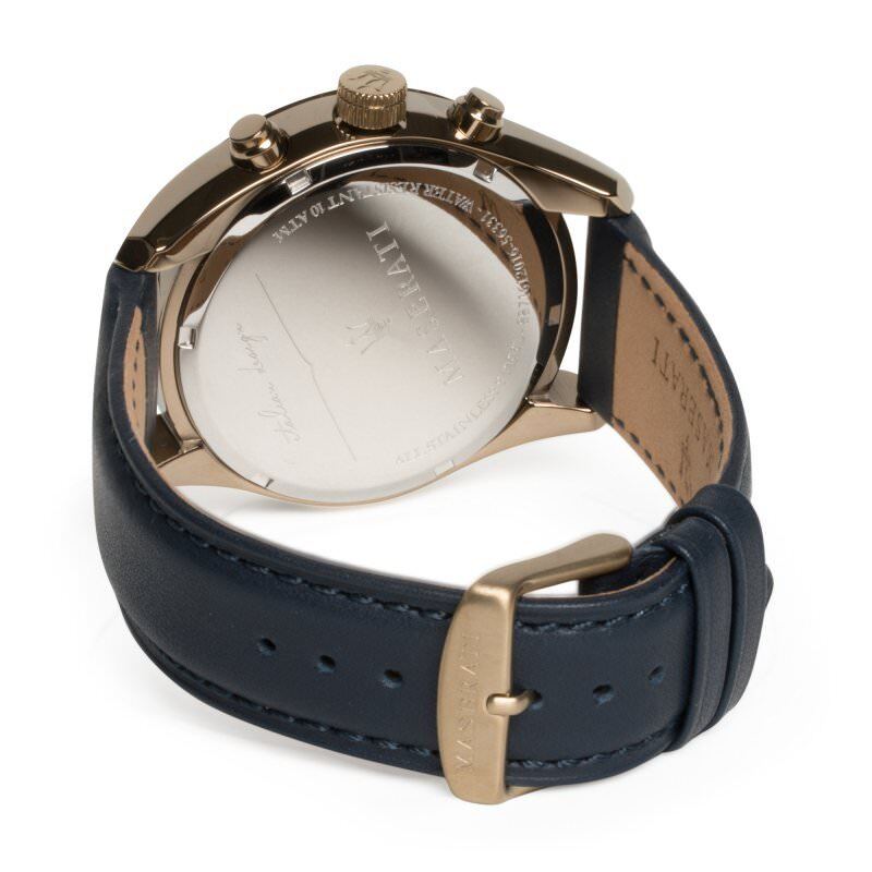 Maserati Traguardo Chronograph Grey Dial Leather Strap Men's Watch - R8871612016 Buy Now By Maserati