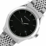 Gucci G Timeless Black Dial Silver Steel Strap Watch For Men - YA126402 Buy Now By Gucci