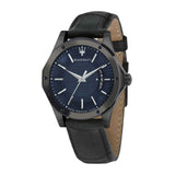 Maserati Circuito Blue Dial Black Leather Strap Watch For Men - R8851127002 Buy Now By Maserati
