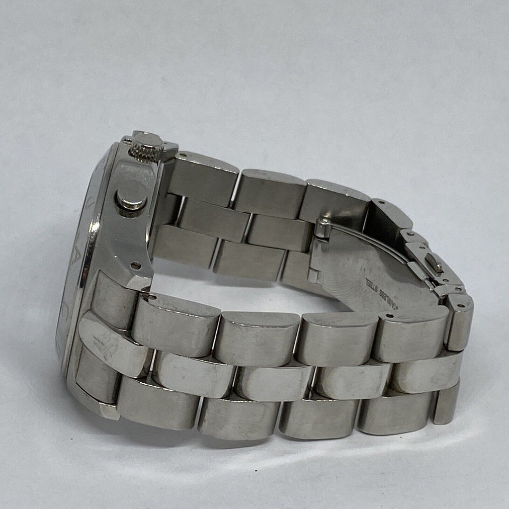 Marc Jacobs Blade Chronograph Brown Dial Silver Steel Strap Watch for Women - MBM8636 Buy Now By Marc Jacobs