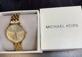 Michael Kors Pyper Quartz Gold Dial Gold Steel Strap Watch For Women - MK3898 Buy Now By Michael Kors