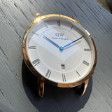 Daniel Wellington Classic Sheffield White Dial Black Leather Strap Watch For Men - DW00100084 Buy Now By Daniel Wellington