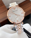 Emporio Armani Retro Silver Dial Two Tone Steel Strap Watch For Men - AR1677 Buy Now By Emporio Armani