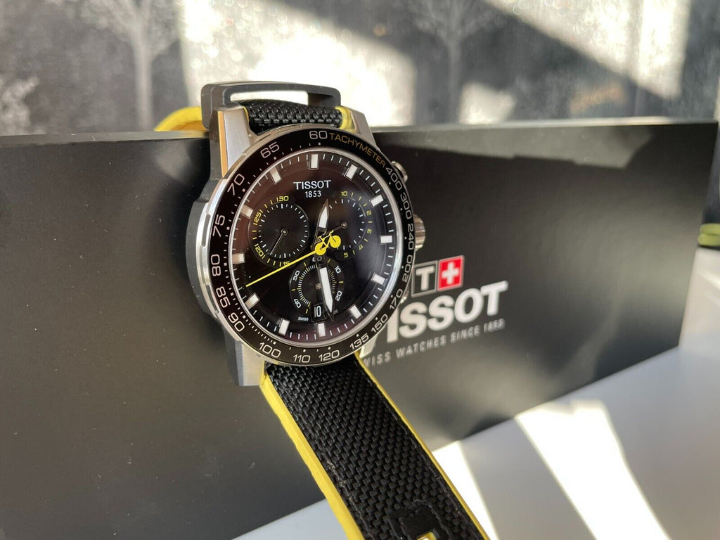 Tissot T Sport Supersport Chrono Tour De France Black Dial Black Nylon Strap Watch for Men - T125.617.17.051.00 Buy Now By Tissot