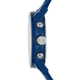 Armani Exchange Outerbanks Chronograph Blue Dial Blue Silicone Strap Watch For Men - AX1327 Buy Now By Armani Exchange