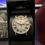 Tissot Carson Premium Silver Dial Black Leather Strap Watch For Men - T122.410.16.033.00 Buy Now By Tissot