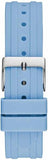 Guess Heiress Diamonds Blue Dial Blue Rubber Strap Watch for Women - GW0407L1 Buy Now By Guess
