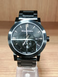 Burberry The City Black Dial Black Leather Strap Watch for Men - BU9906 Buy Now By Burberry