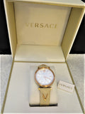 Versace V-Twist White Dial White Leather Strap Watch for Women - VELS00419 Buy Now By Versace