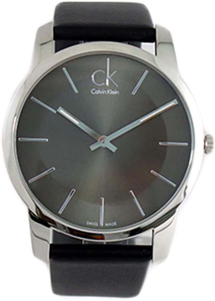 Calvin Klein City Black Dial Black Leather Strap Watch for Men - K2G21107 Buy Now By Calvin Klein