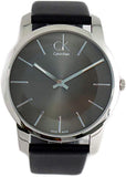 Calvin Klein City Black Dial Black Leather Strap Watch for Men - K2G21107 Buy Now By Calvin Klein