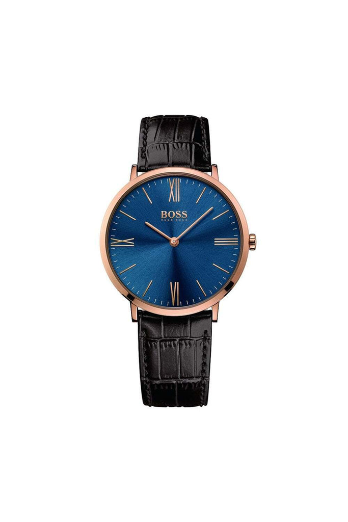 Hugo Boss Classic Jackson Blue Dial Brown Leather Strap Watch for Men - 1513458 Buy Now By Hugo Boss