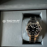 Tag Heuer Aquaracer Quartz Black Dial Two Tone Steel Strap Watch for Women - WAY131C.BA0913 Buy Now By Tag Heuer