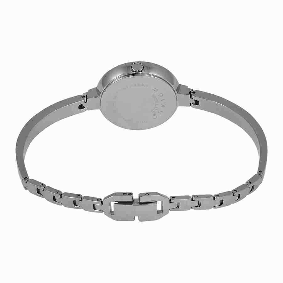 Movado Bela Black Dial Silver Steel Strap Watch For Women - 0606595 Buy Now By Movado