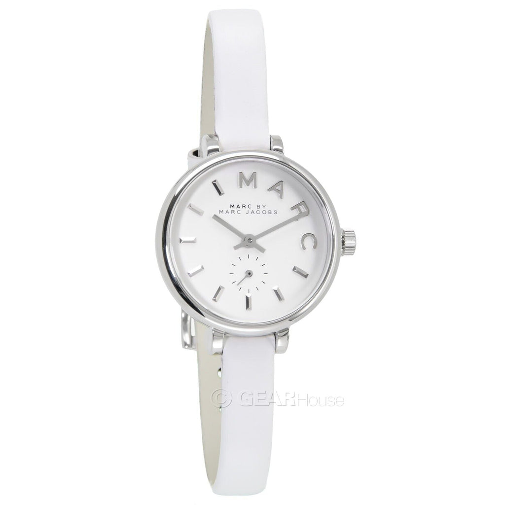 Marc Jacobs Sally White Dial White Leather Strap Watch for Women - MBM1350 Buy Now By Marc Jacobs