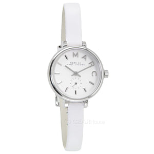 Marc Jacobs Sally White Dial White Leather Strap Watch for Women - MBM1350 Buy Now By Marc Jacobs
