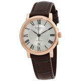 Tissot T Classic Carson Premium White Dial Brown Leather Strap Watch for Women - T122.207.36.033.00 Buy Now By Tissot