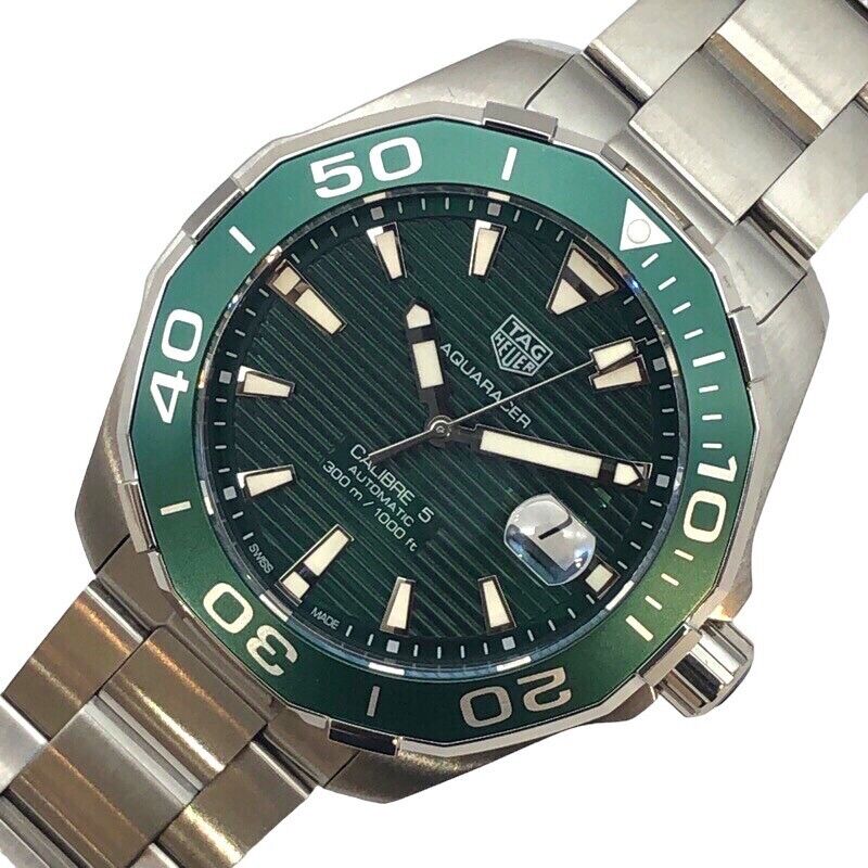 Tag Heuer Aquaracer Green Dial Watch for Men - WAY201S.BA0927 Buy Now By Tag Heuer