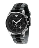 Emporio Armani Sportivo Black Dial Two Tone Ceramic Bracelet Watch For Men - AR5866 Buy Now By Emporio Armani