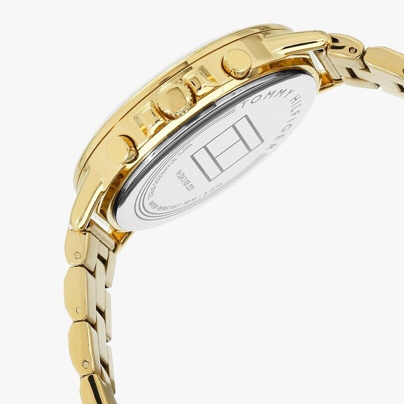 Tommy Hilfiger Carly White Dial Gold Steel Strap Watch for Women - 1781786 Buy Now By Tommy Hilfiger