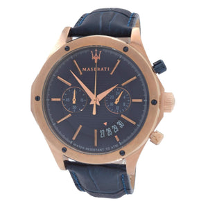 Maserati Circuito Blue Dial Blue Leather Strap Watch For Men - R8871627002 Buy Now By Maserati