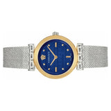 Versace Meander Blue Dial Silver Mesh Bracelet Watch for Women - VELW00520 Buy Now By Versace