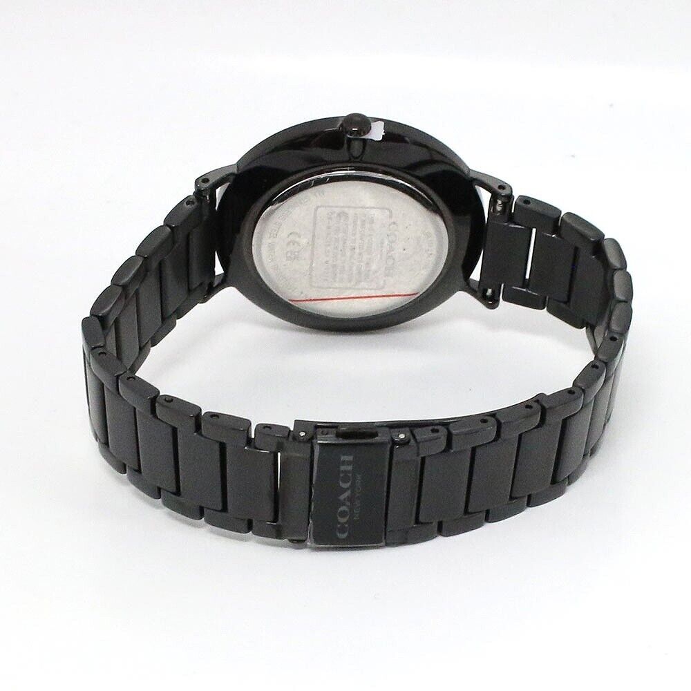 Coach Charles Black Dial Black Steel Strap Watch for Men - 14602431 Buy Now By Coach