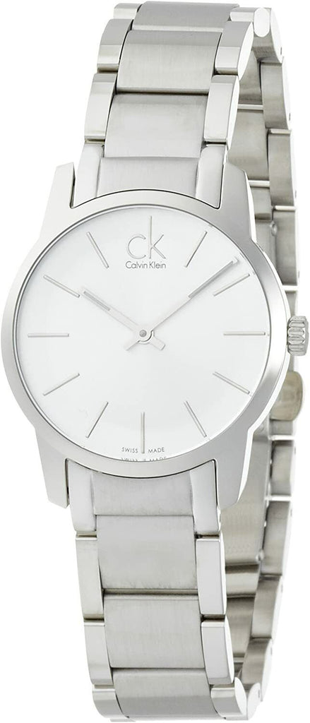 Calvin Klein City Silver Dial Silver Steel Strap Watch for Women - K2G23126 Buy Now By Calvin Klein