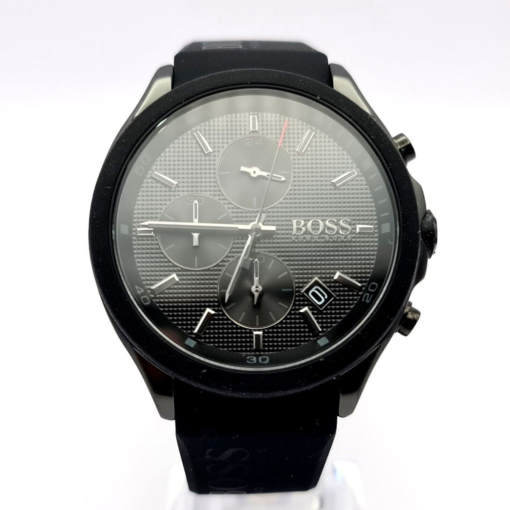 Hugo Boss Velocity Black Dial Black Rubber Strap Watch for Men - 1513720 Buy Now By Hugo Boss