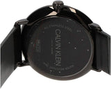 Calvin Klein High Noon Quartz Black Dial Black Leather Strap Watch for Men - K8M214CB Buy Now By Calvin Klein