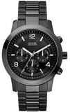 Guess Chronograph Black Dial Black Steel Strap Watch for Men - W15061G1 Buy Now By Guess