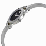 Movado Rondiro Diamonds Black Dial Silver Steel Strap Watch For Women - 0606798 Buy Now By Movado