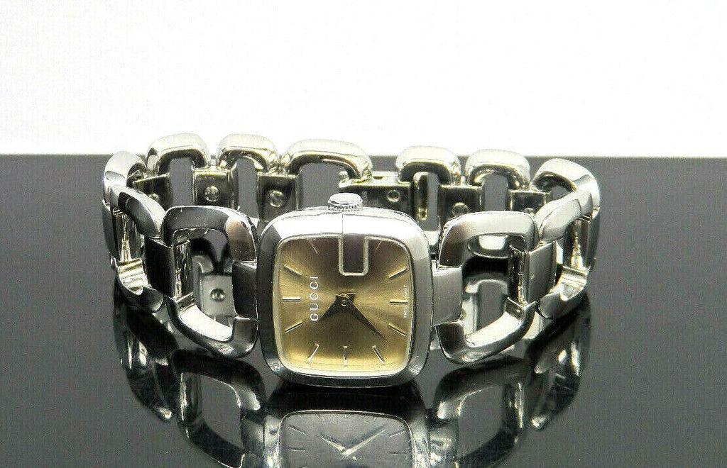 Gucci G Gucci Brown Dial Silver Steel Strap Watch For Women - YA125507 Buy Now By Gucci