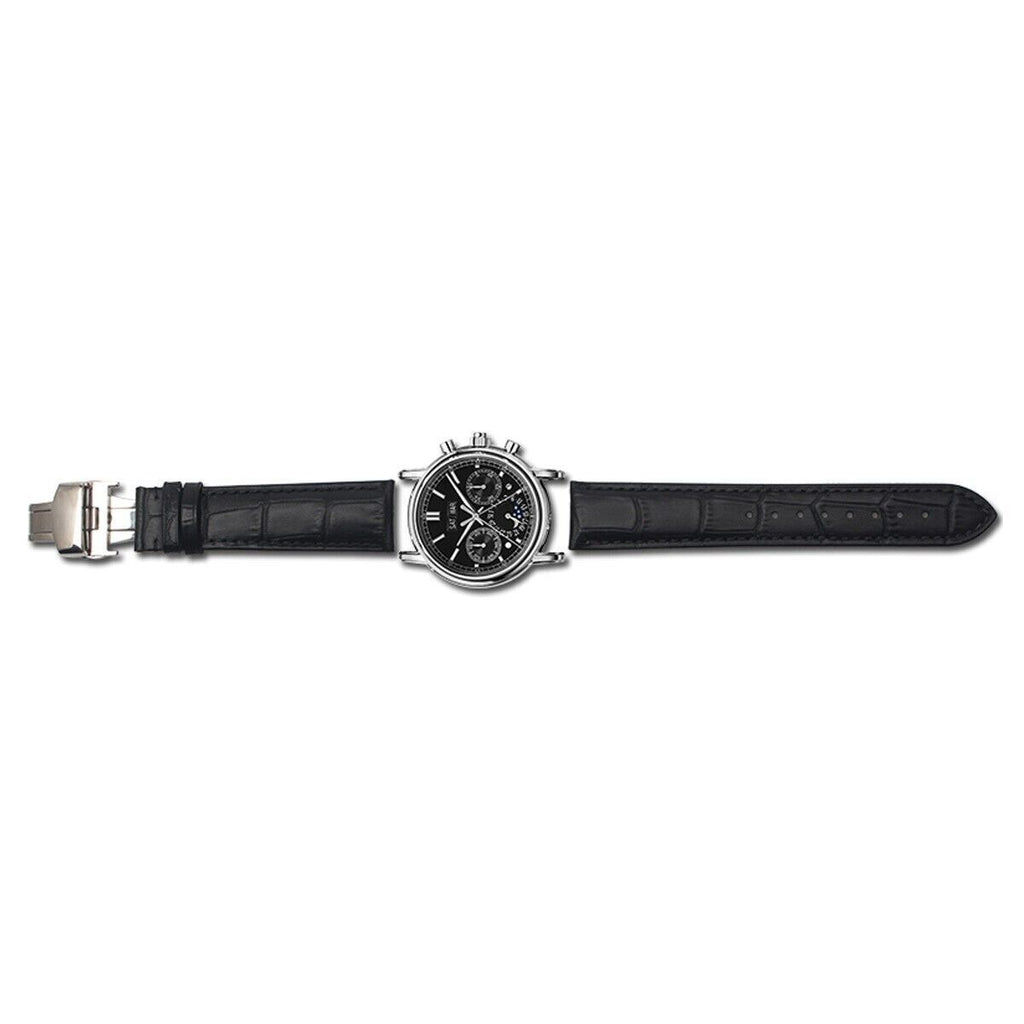 Tissot Dressport Chronograph Black Dial Black Leather Strap Watch for Women - T050.217.17.057.00 Buy Now By Tissot