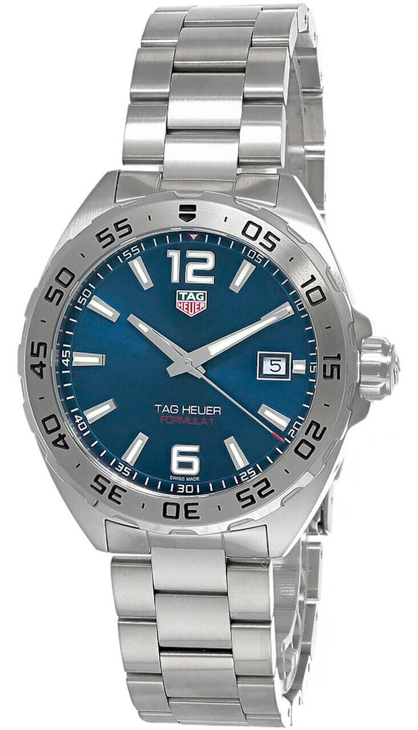 Tag Heuer Formula 1 Blue Dial Silver Steel Strap Watch for Men - WAZ1118.BA0875 Buy Now By Tag Heuer
