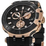Tissot T Race Chronograph Black Dial Black Silicone Strap Watch For Men - T115.417.37.051.00 Buy Now By Tissot