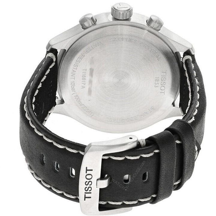 Tissot Chrono XL Vintage Quartz Black Dial Black Leather Strap Watch For Men - T116.617.16.062.00 Buy Now By Tissot