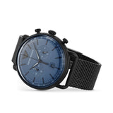 Emporio Armani Aviator Chronograph Blue Dial Black Mesh Bracelet Watch For Men - AR11201 Buy Now By Emporio Armani