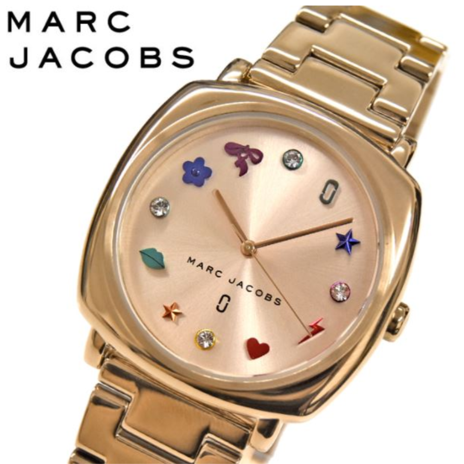 Marc Jacobs Mandy Rose Gold Dial Rose Gold Steel Strap Watch for Women - MJ3550 Buy Now By Marc Jacobs
