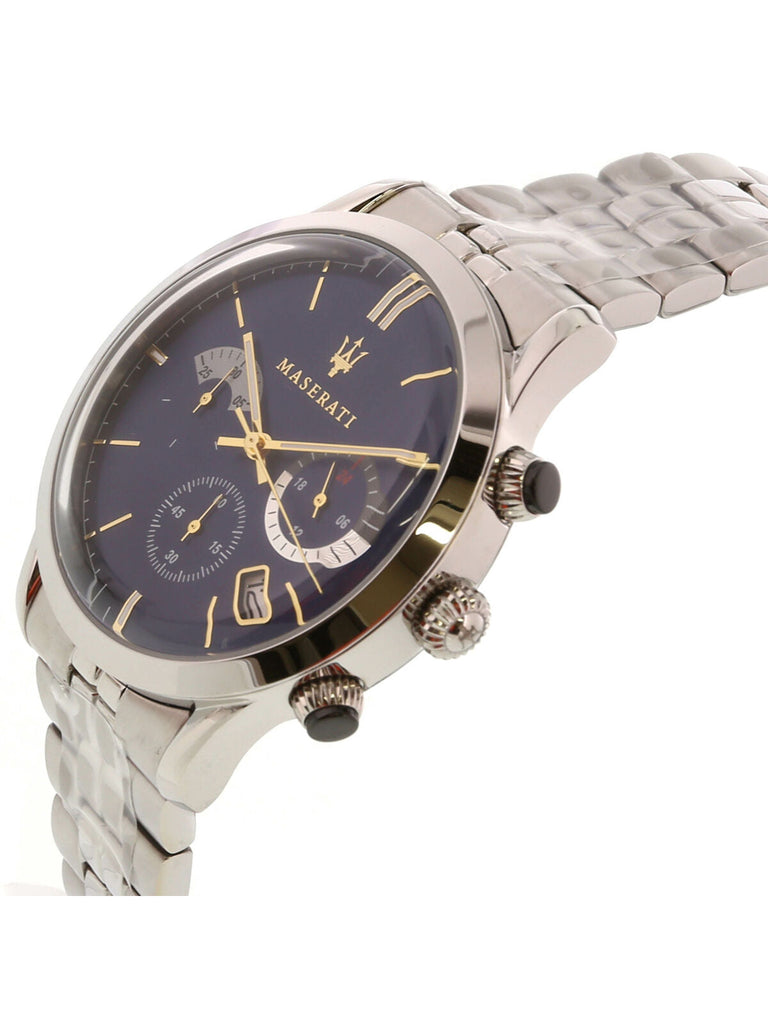 Maserati Ricordo Chronograph Blue Dial Silver Steel Strap Watch For Men - R8873633001 Buy Now By Maserati