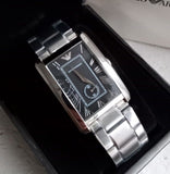 Emporio Armani Classic Analog Black Dial Silver Steel Strap Watch For Men - AR1608 Buy Now By Emporio Armani