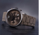 Emporio Armani Sportivo Chronograph Brown Dial Brown Steel Strap Watch For Men - AR5950 Buy Now By Emporio Armani